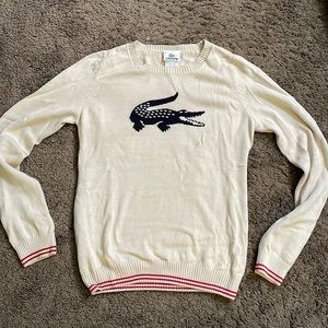 Lacoste cotton crewneck sweater